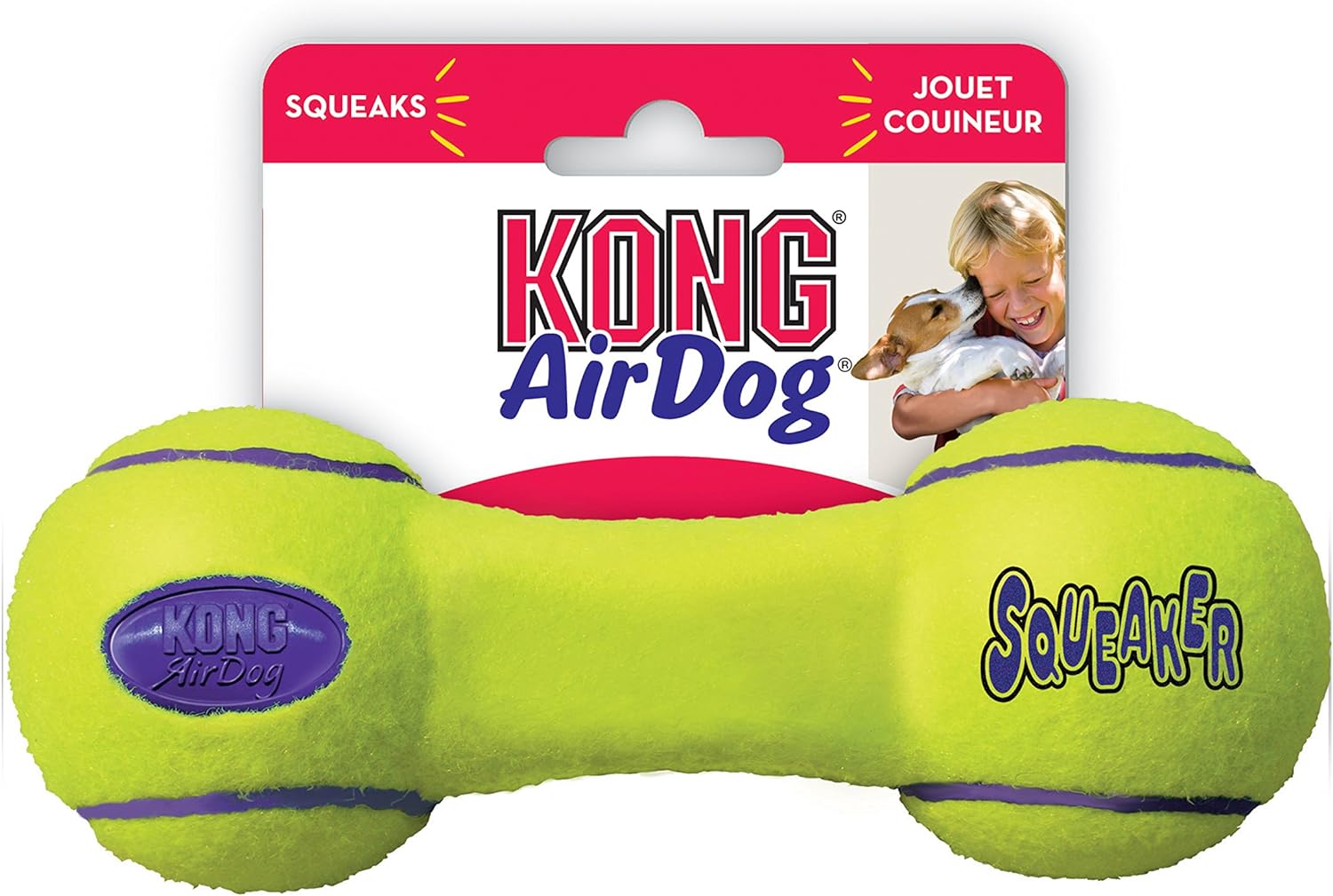 Squeaker Dumbbell Dog Toy SM