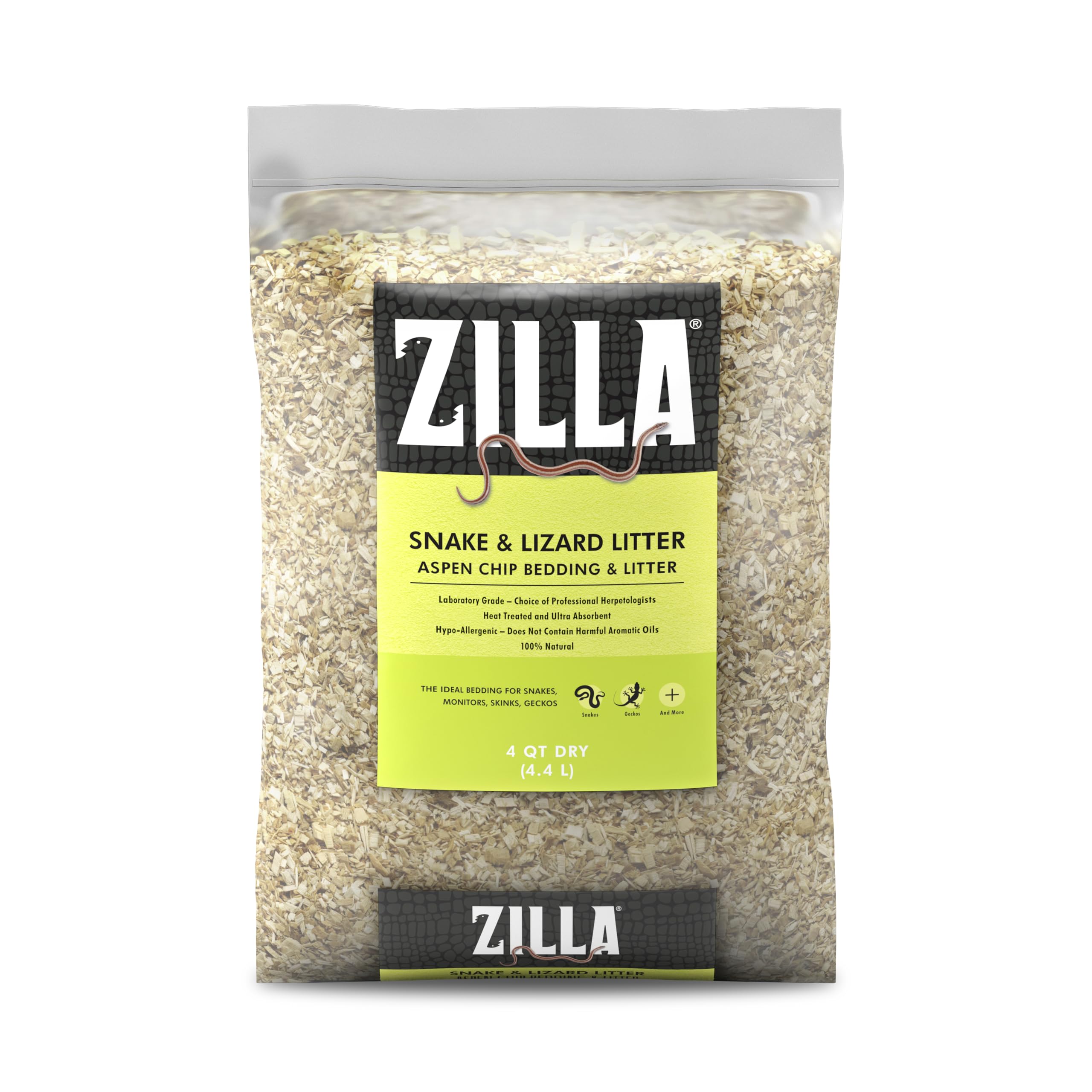 Zilla Pet Snake & Lizard Substrate Bedding Litter 4 Quart