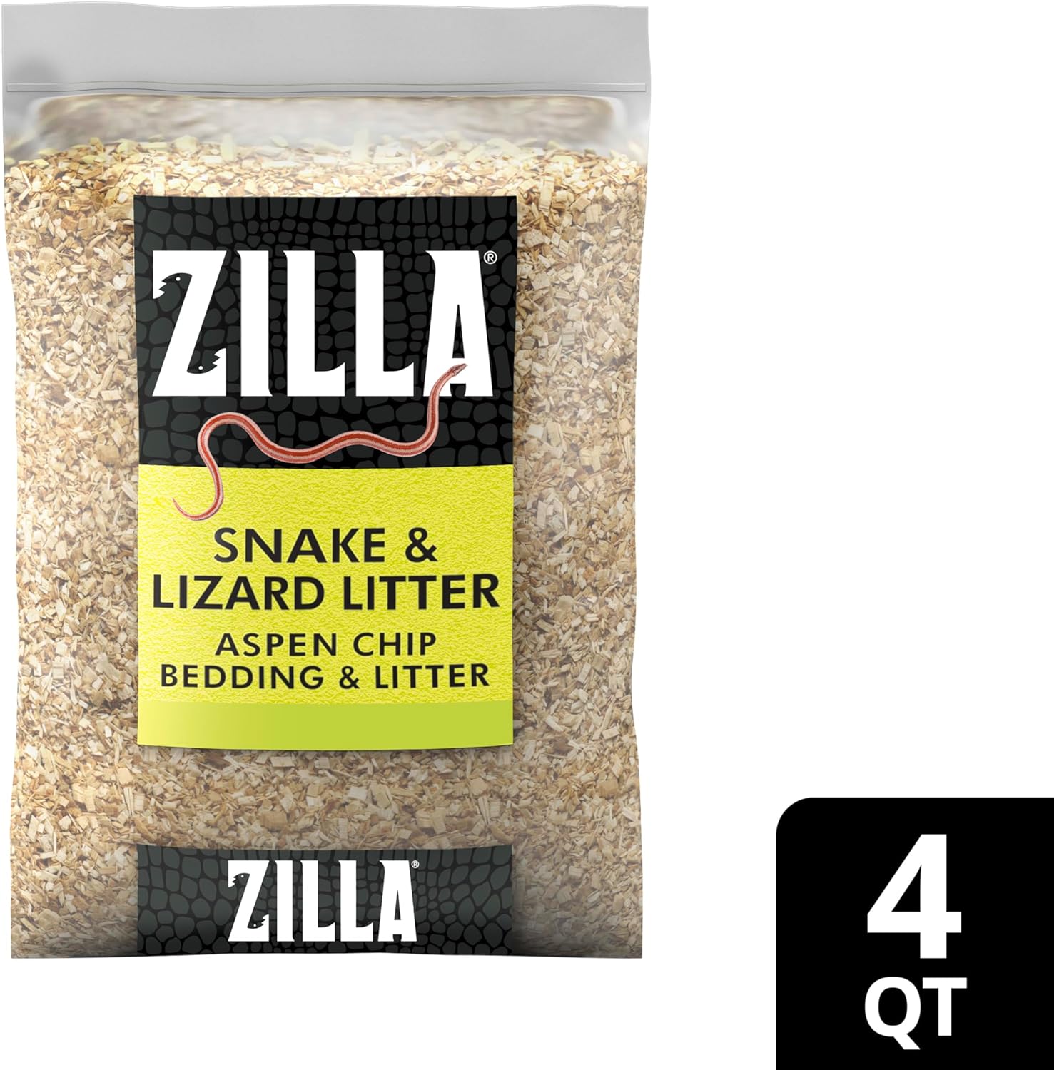 Zilla Pet Snake & Lizard Substrate Bedding Litter 4 Quart