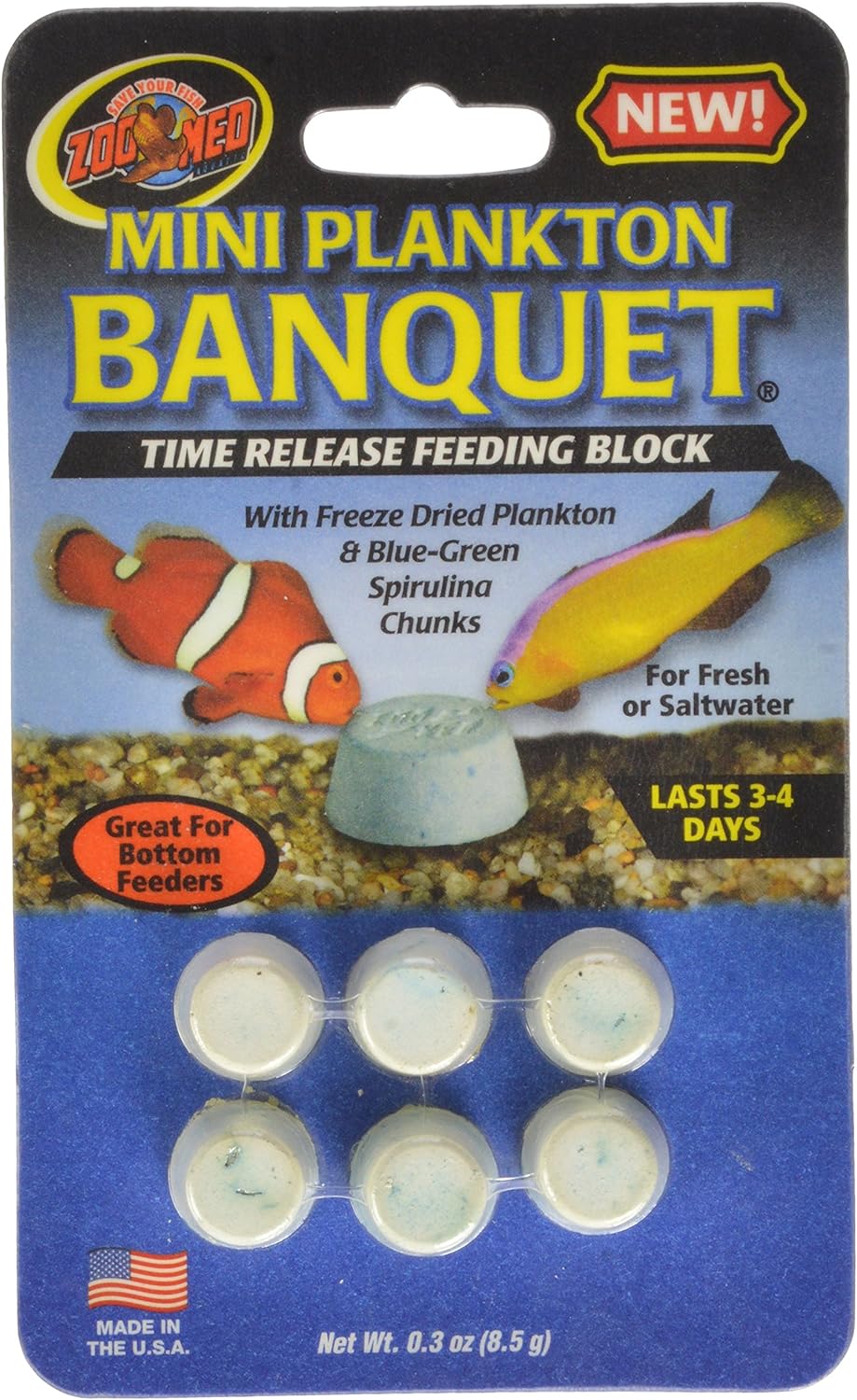 Zoo Med Laboratories Plankton Banquet Block Feeder Mini